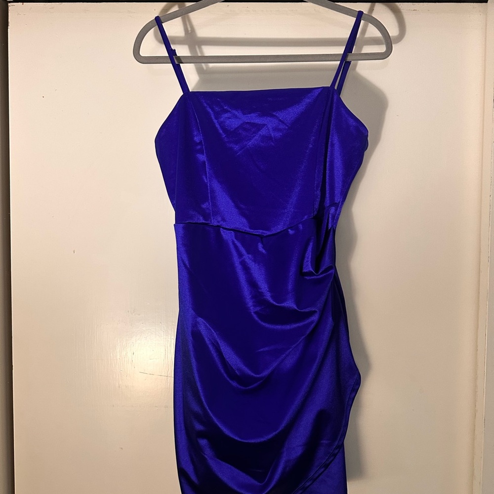 Emerald Sundae Royal Blue Mini Dress